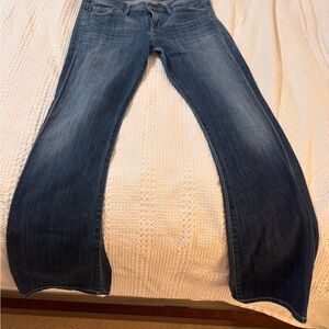 Citizens Of Humanity Dark Blue Boot Cut Jeans